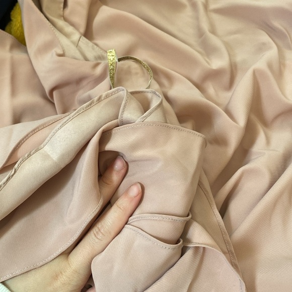 Jenny Yoo / NWT Madelyn Whipped Apricot Crepe De Chine Size bridesmaid dress 16 - Picture 4 of 4